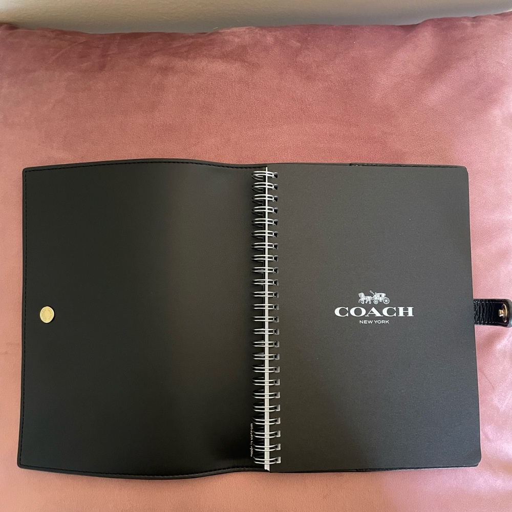 Coach Notebook with Leopard Print - Picture 5 of 5